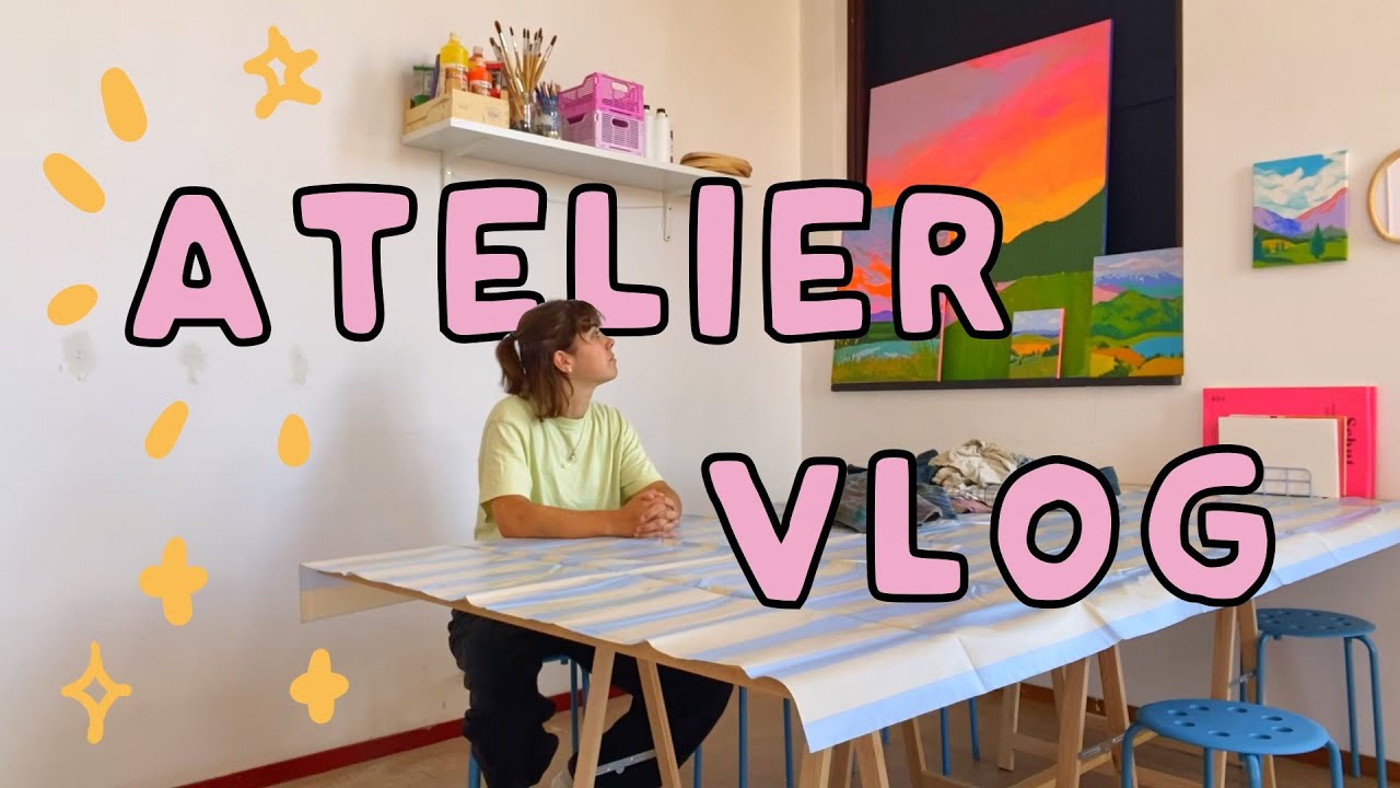 Verhuis + inrichten van mijn nieuwe atelier vlog 🪩✨🔨