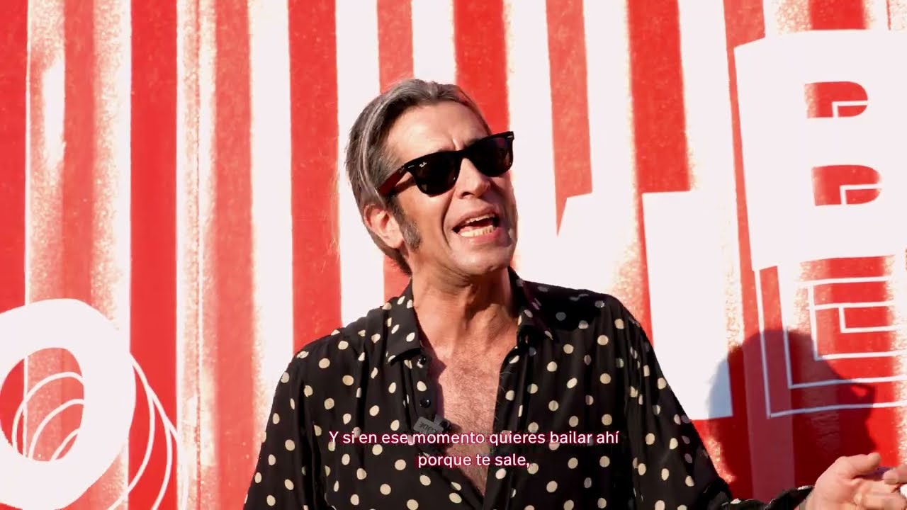 Entrevista a Mario Vaquerizo en Disco Vibra Mahou en Mad Cool Festival