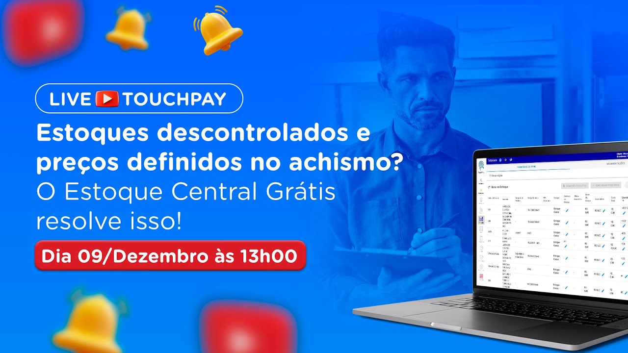 Estoques descontrolados e preços definidos no achismo? O Estoque Central resolve isso!