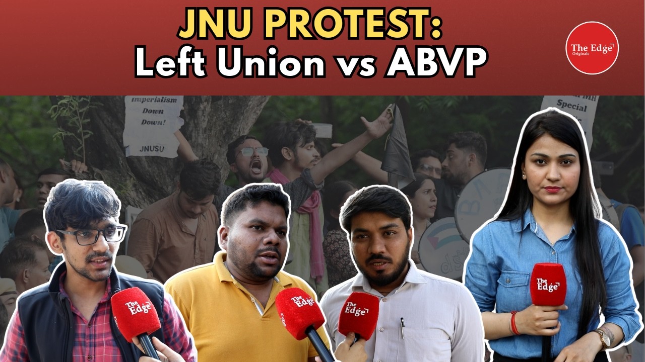 JNU Campus ERUPTS in Violent Clash Between Left Union and ABVP | Ground Report