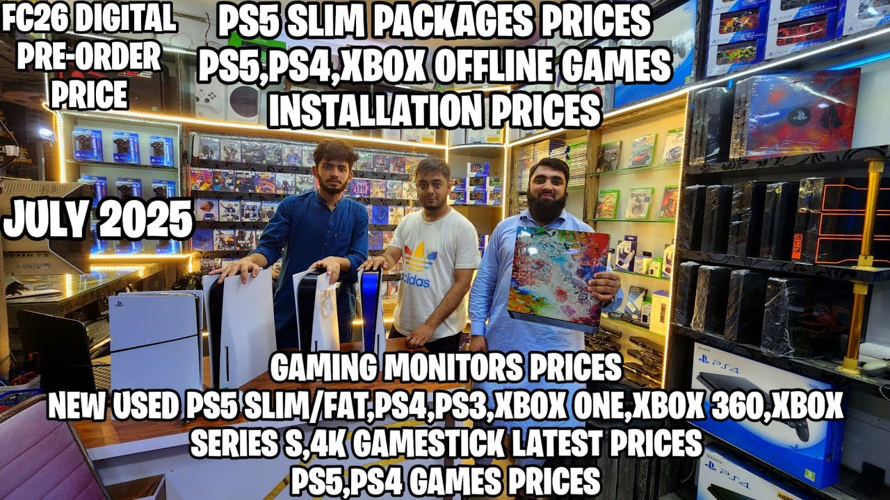 New Used Gaming Consoles,Gaming Monitors,Games,Controllers,Steering Wheel Latest Prices On July 2025