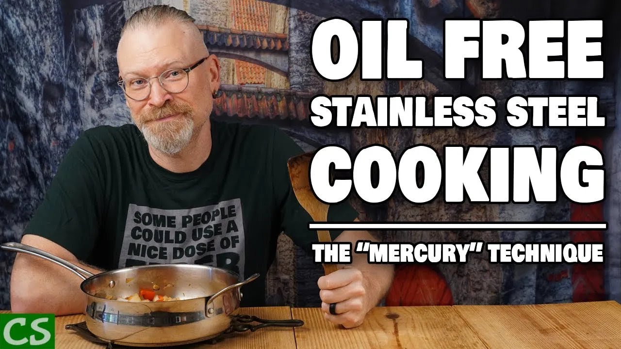 Cooking Vegan Food on Stainless Steel With NO OIL!
