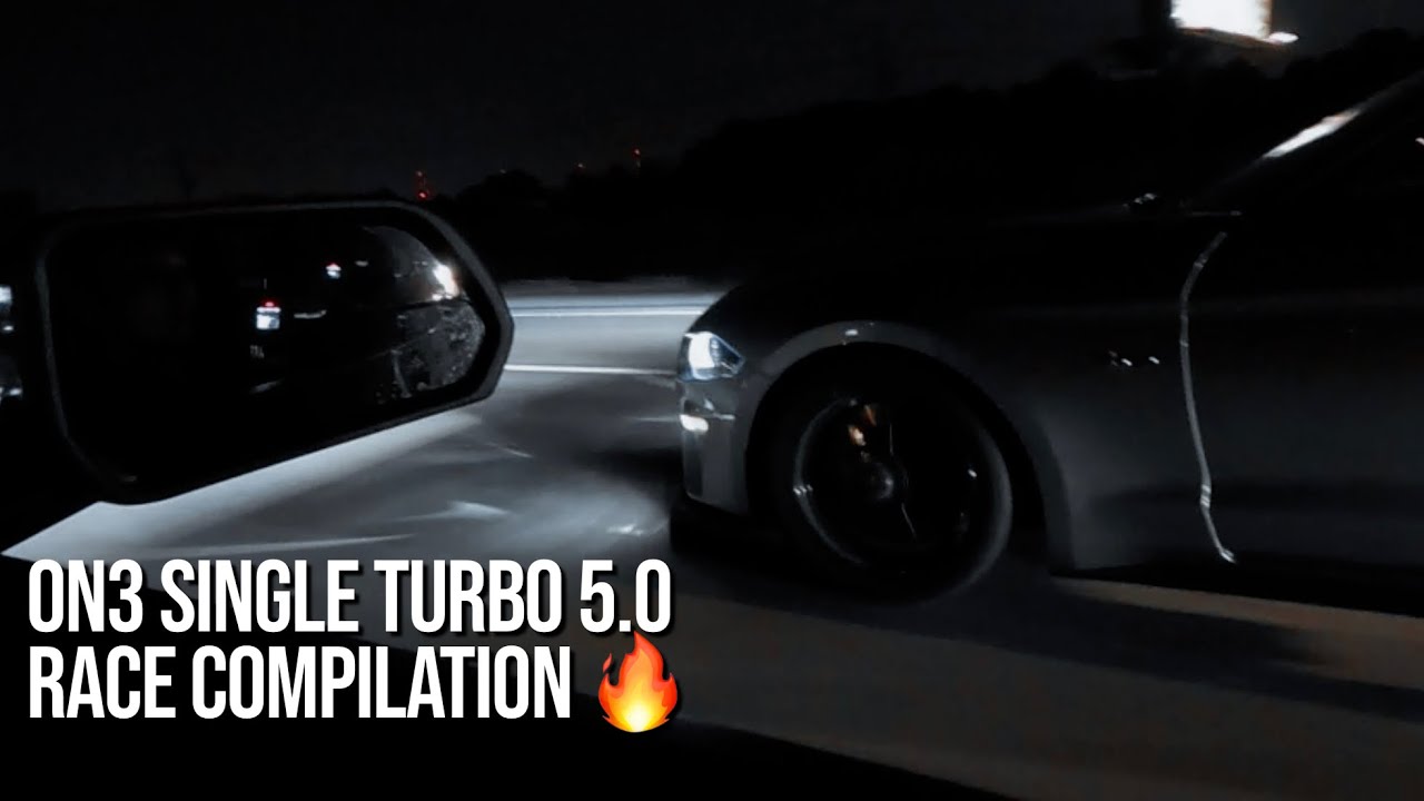 ON3 SINGLE TURBO 5.0 GOES TO MEXICO! | Mustang Race Compilation 🏁