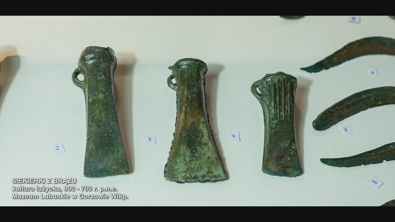 ARCHEOLODZY ZNALAZCY SKARBY DOLINY WARTY: PRASŁOWIANIE NARZĘDZIA CERAMIKA BROŃ / SŁOWIANIE MONETY...