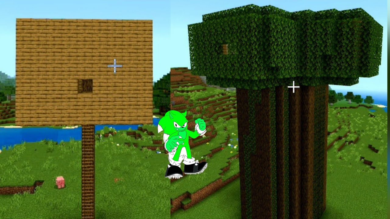 Minecraft treehouse building 