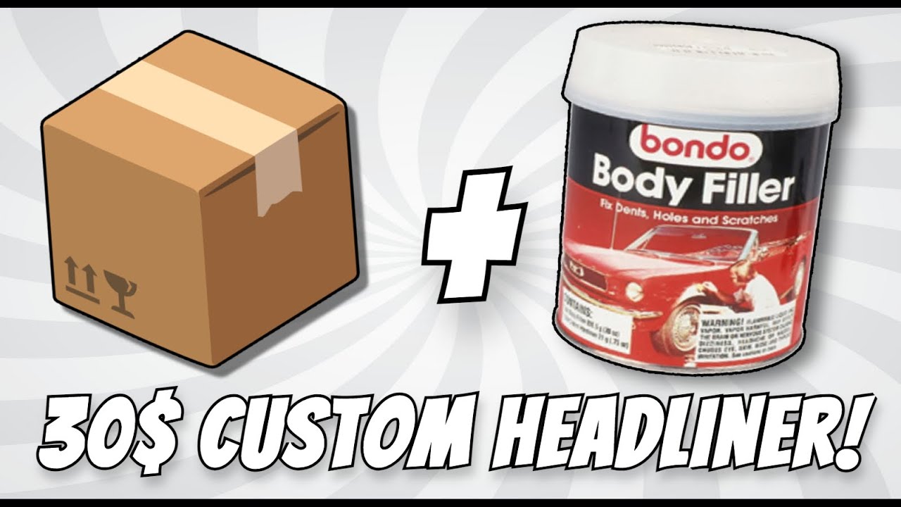 How to Make a Custom Headliner for 30$!