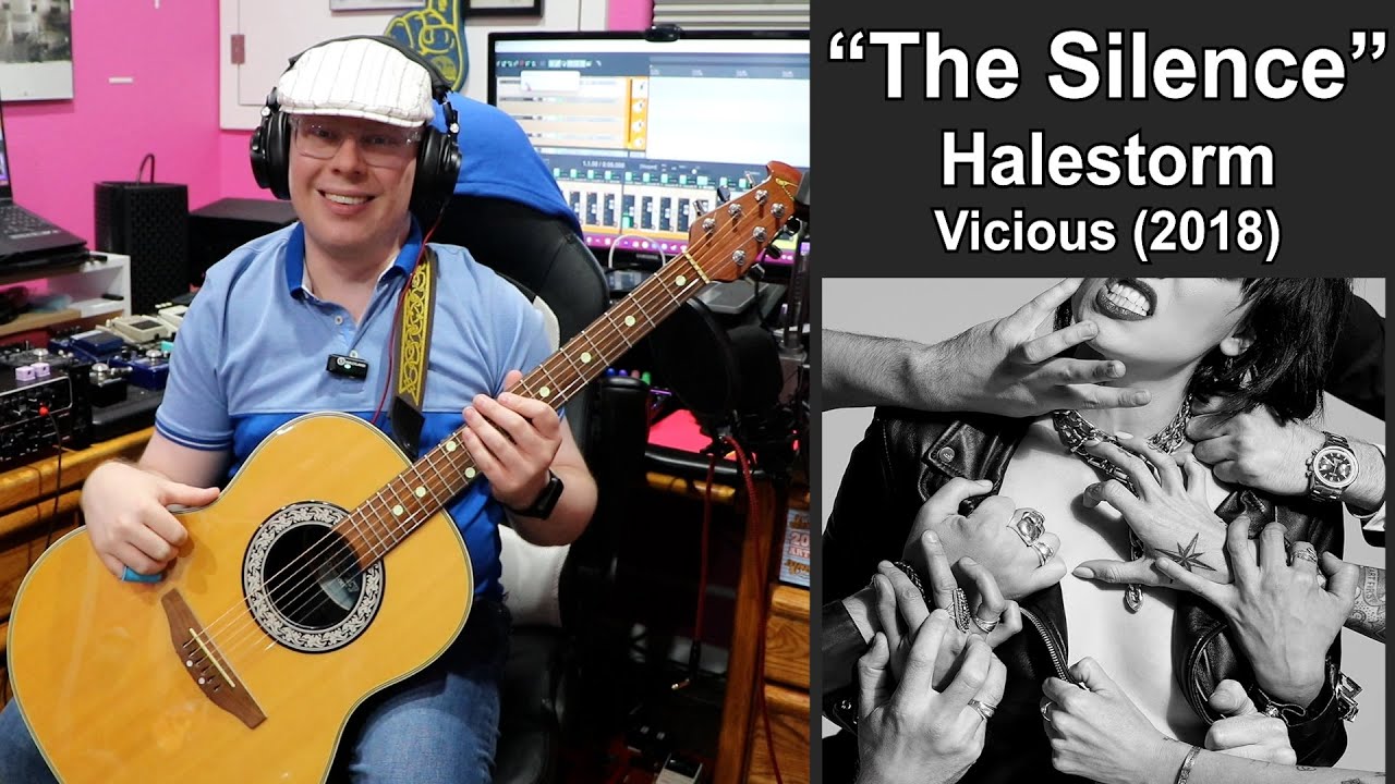 Halestorm - The Silence // guitar, bass, piano MultiCam cover #halestorm #acousticguitar #calmmusic