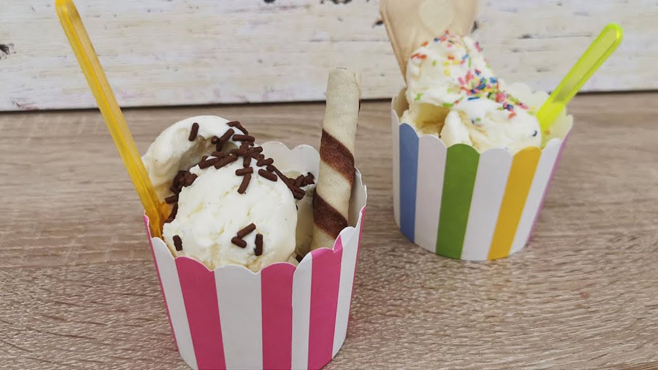 Vanilleeis ohne Eismaschine selber machen 🍨
