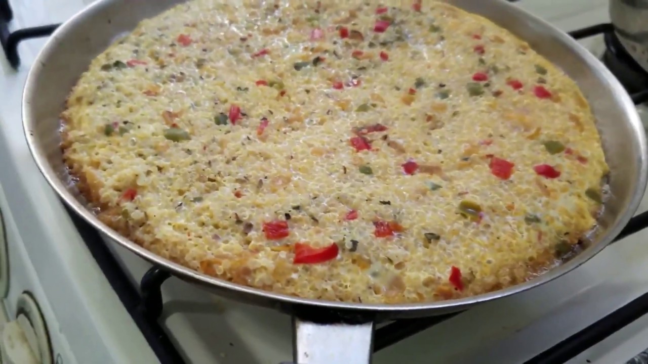 Tortilla de Quínoa + Agua de Quínua! Deliciosas y nutritivas! (kinúwa kínua Kinoa Kinua)