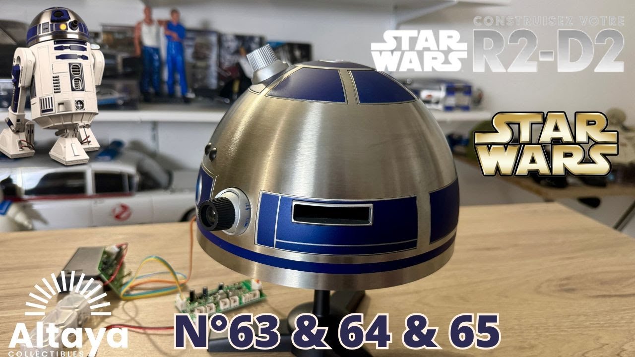 N° 63 & 64 & 65 CONSTRUISEZ LE ROBOT R2-D2  ALTAYA