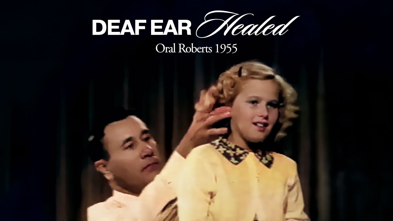Deaf Ear Healed | Oral Roberts Tent Meeting 1955 (Colorized)