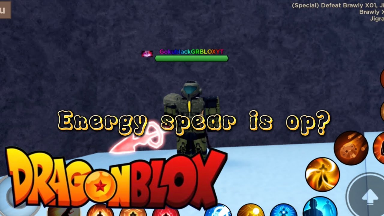 Dragon blox energy spear is op?