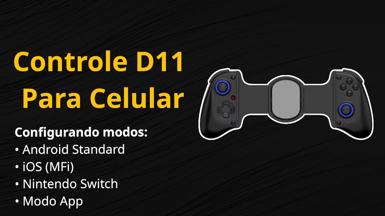 Controle para Celular D11 do AliExpress: Review  + Alterar Modos de Configuração Passo a Passo