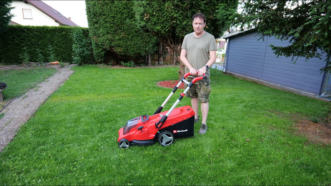 Einhell Rasarro 36/42 Akku Rasenmäher - Juni 2021, Unboxing + Test - auf Saarländisch mit Martino