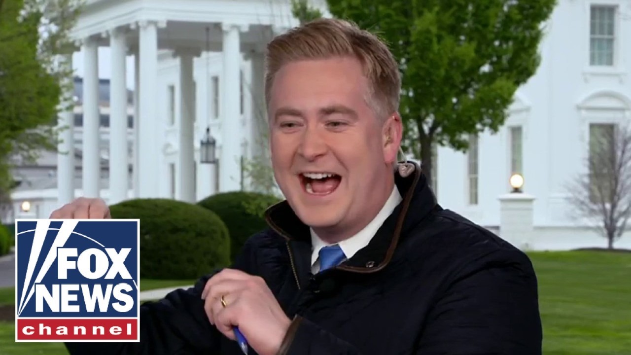 Bird crashes Peter Doocy's report: 'LANDED ON MY HEAD!'