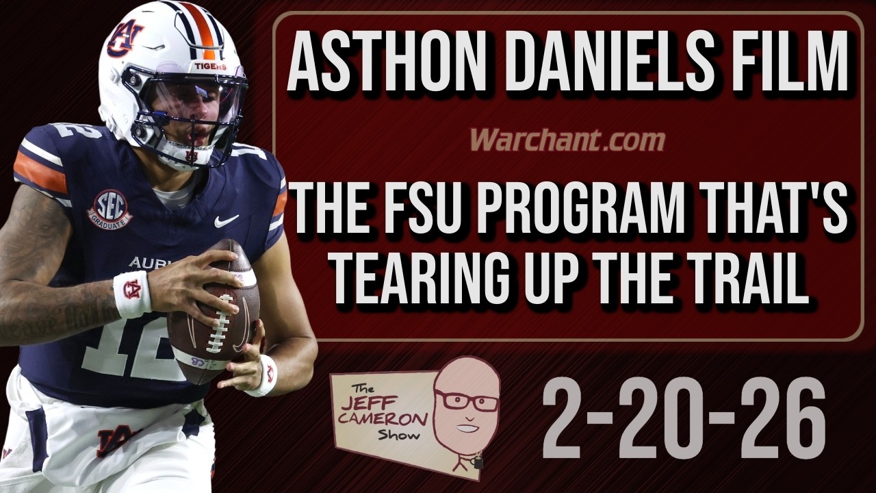 Jeff Cameron Show 2-20-26 | Asthon Daniels | FSU Basketball | FSU Football | Warchant TV #FSU