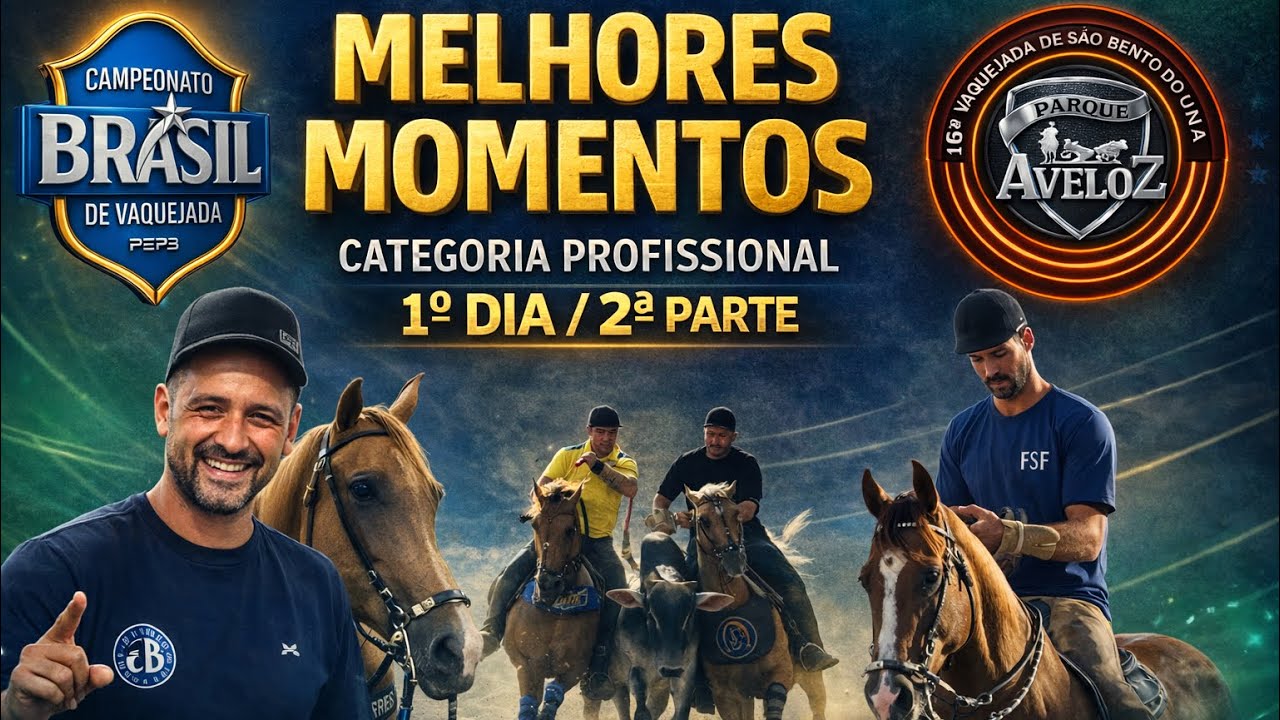 PARTE 2 | PRIMEIRO DIA DE CLASSIFICAÇÃO PROFISSIONAL PARQUE AVELOZ (VAQUEJADA AO VIVO)