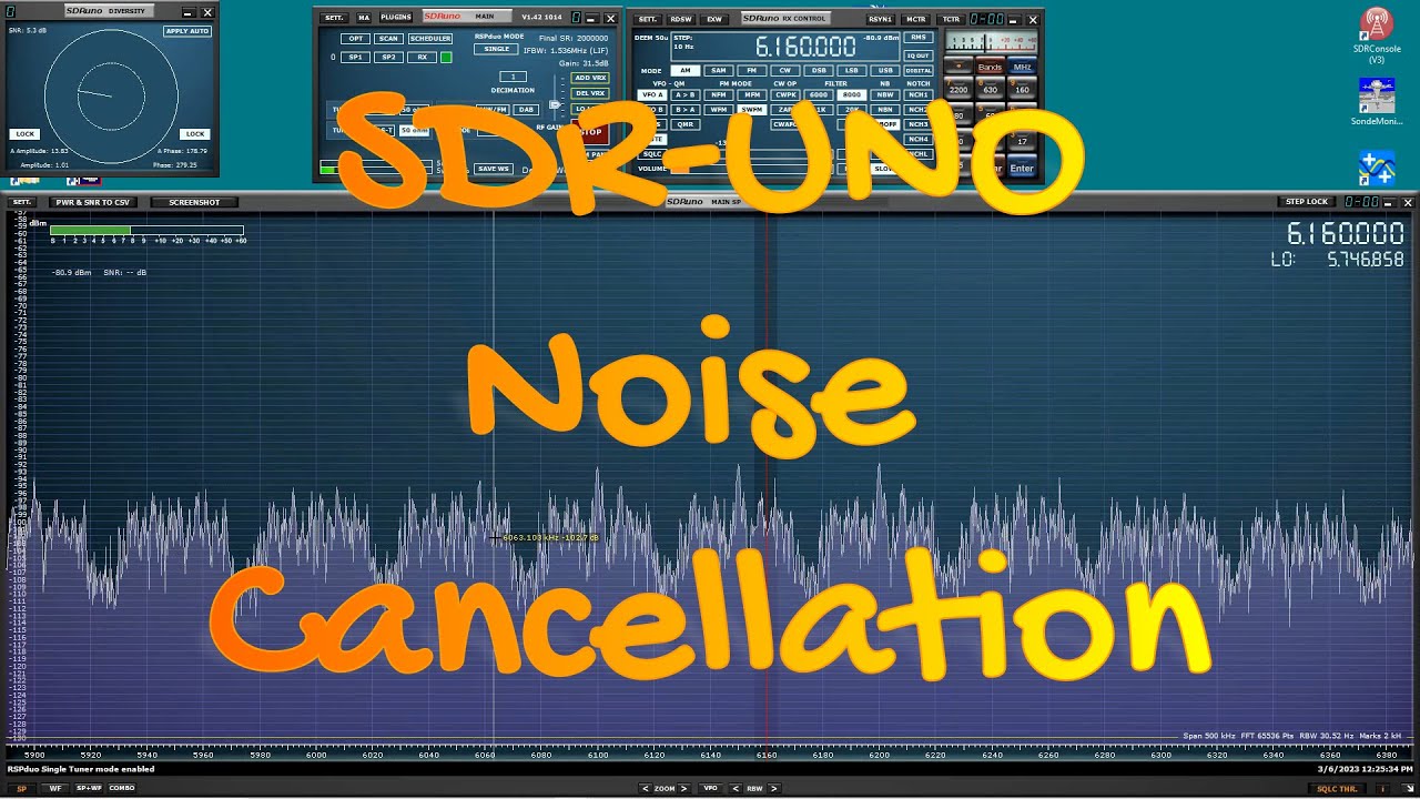 SDR UNO Noise cancellation