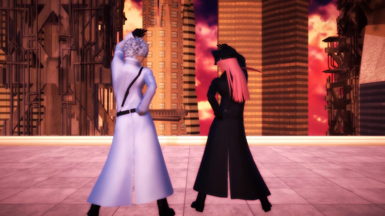 [銀魂mmd]Love Me If You Can[神威&銀時]
