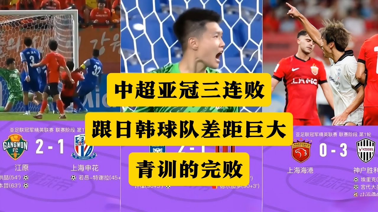 完败！中国足球的4大虚假青训！丨亚冠丨上海海港丨上海申花丨成都蓉城丨青训