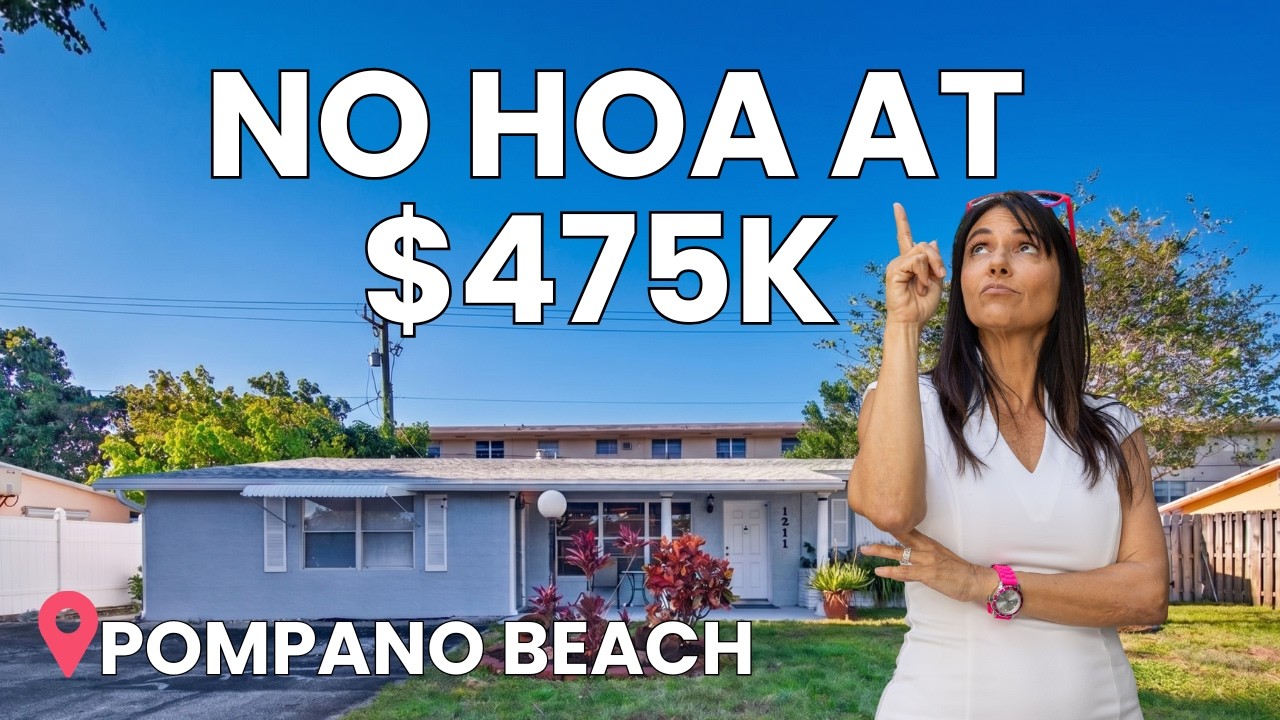 $475K Gets You this in Pompano Beach? In-Law Suite + No HOA + Ocean Mile Away!