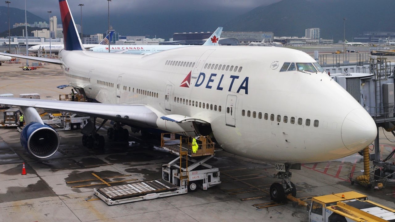 Full Flight - (DL245) Delta B747-451 - Rome (FCO) to New York (JFK)