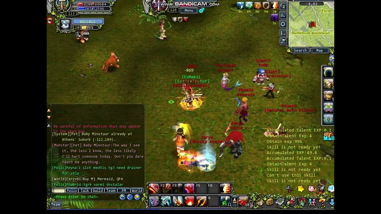Godswar Online easy kill NBK 4vs1 ItsMakii Rank 5 Vs. ALL (The Power of Healing Done Build)