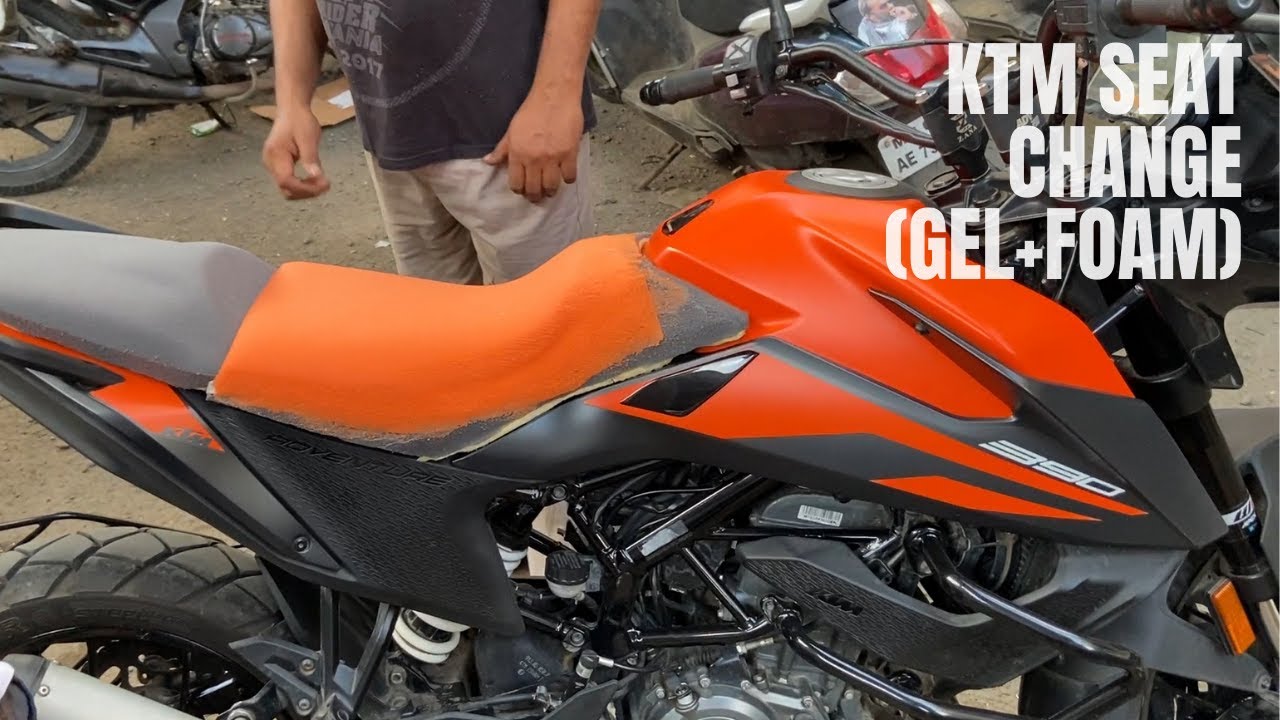 KTM Adv 390 2021 model Seat Change (GEL+FOAM). Touring made Easy!