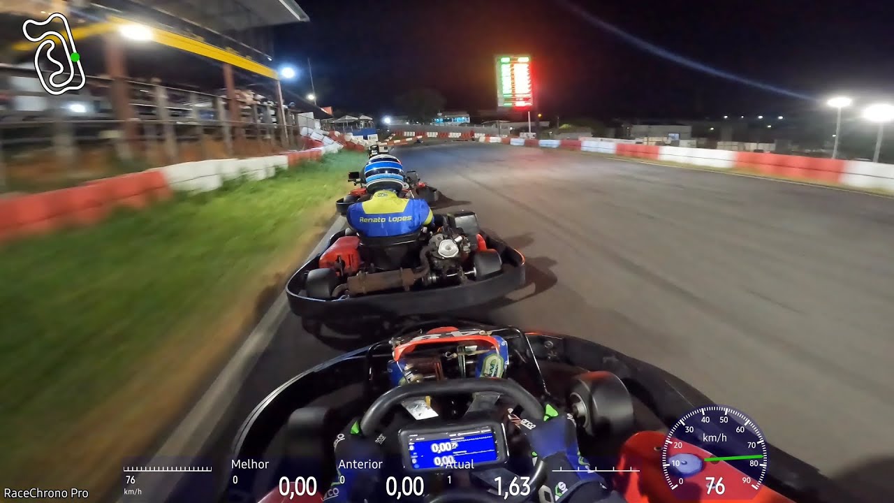 Corrida de kart, kartódromo Granja Viana, Traçado 101 bateria 19:00hs, 02/05/24, kart (48), LP1 CP2