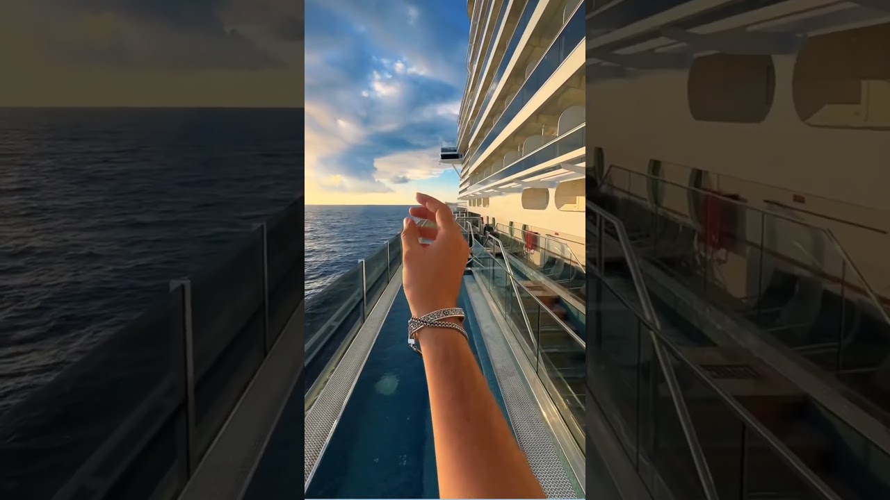 Snap your way through Msc 🫰which do you prefer onboard , day or night 