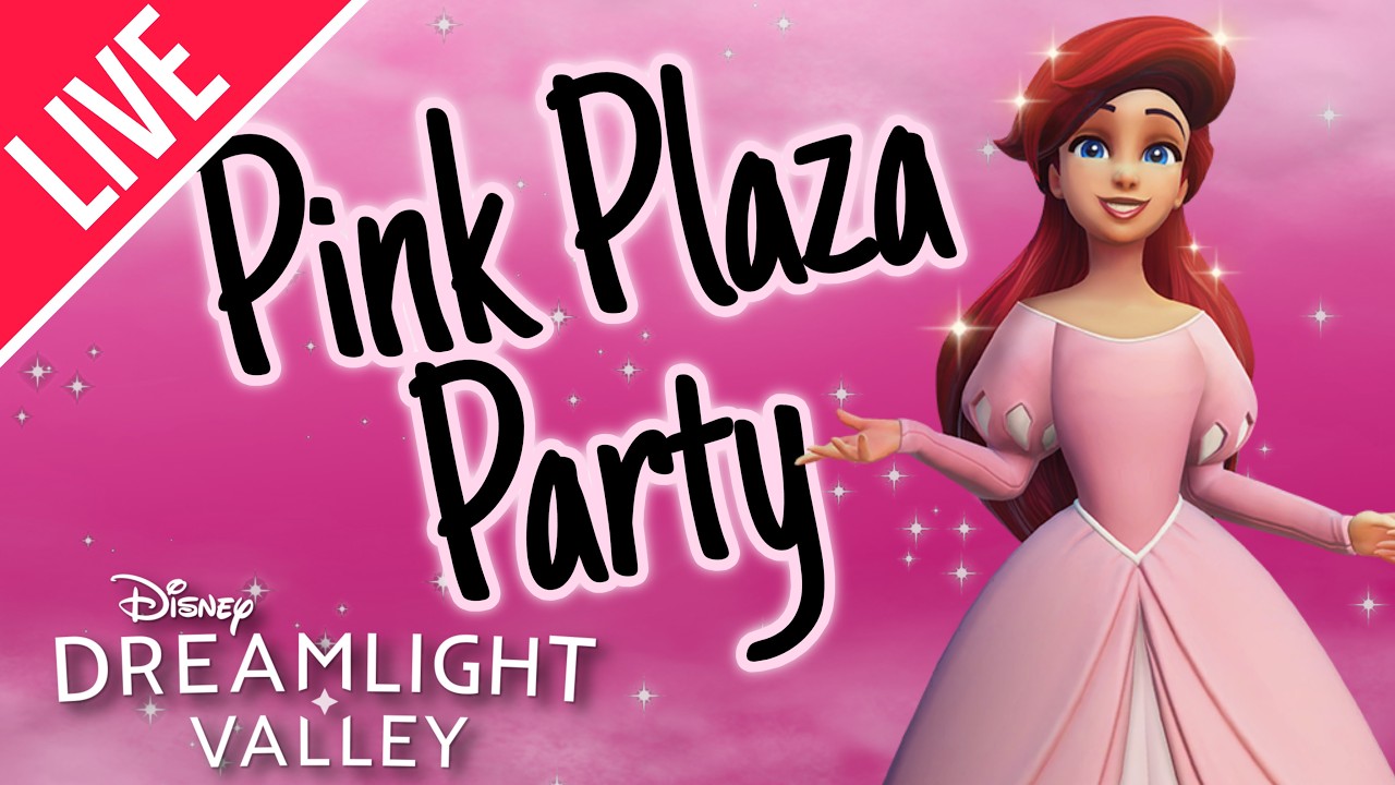 [LIVE] PINK PLAZA PARTY! ft. @DreamsWithJam | Disney Dreamlight Valley