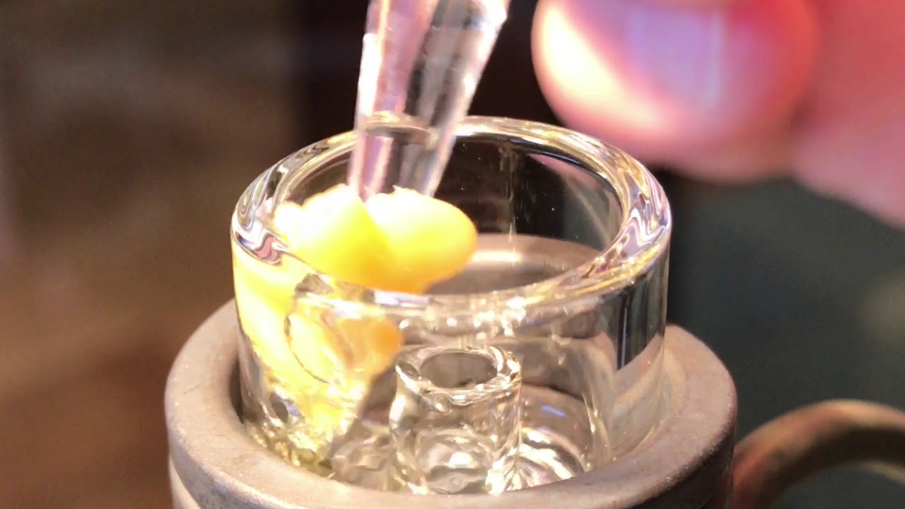 Low temp dab of bubblegum live resin on an eBoss XL e-nail. View our electronic nails at DabFarm.com