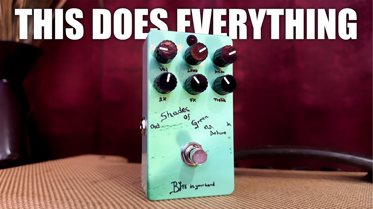 One Control Shades of Green Overdrive Pedal