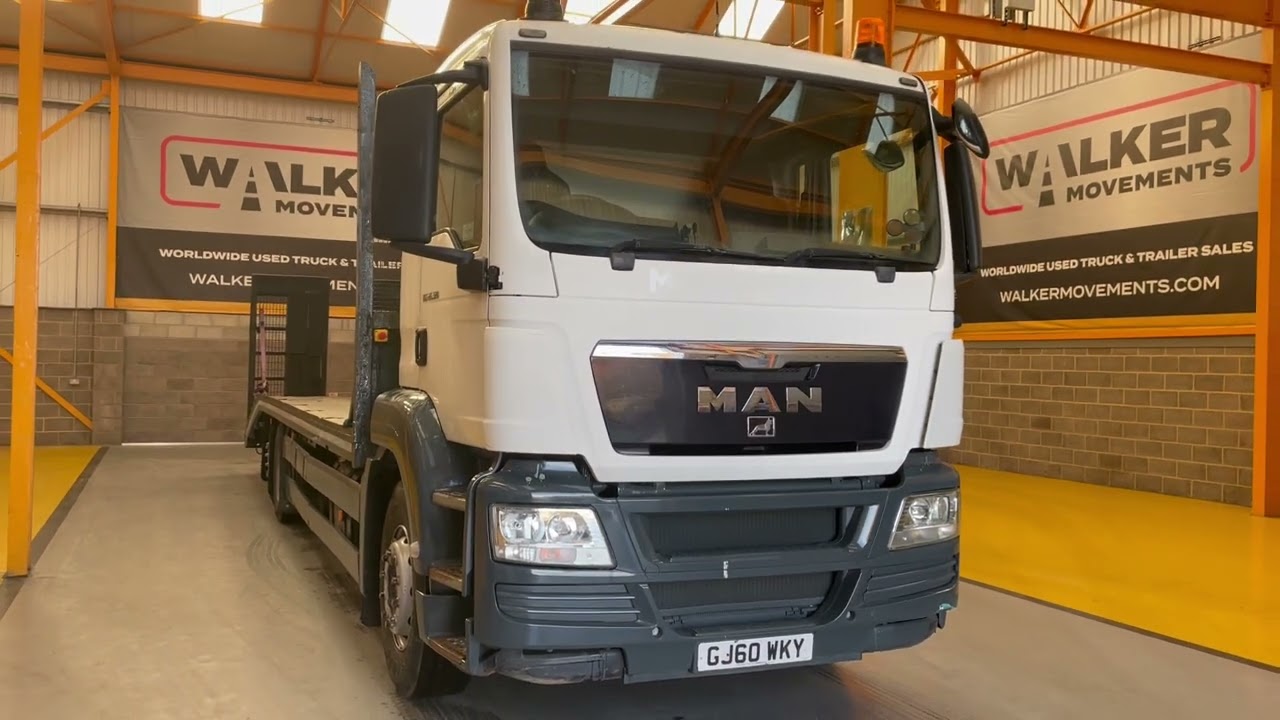 New In Stocklist For Sale: MAN TGS 26.320, 26 TONNE BEAVERTAIL – 2011 – GJ60 WKY