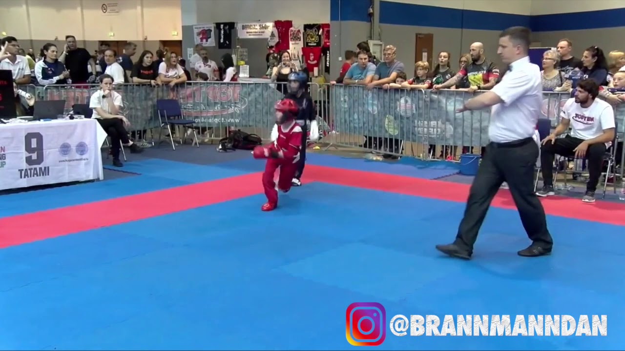 Liam Calajo Spinning Head Kick Hungarian Cup