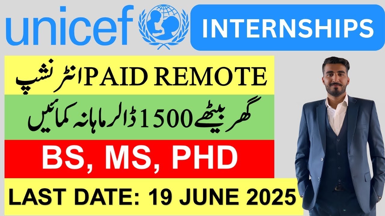 How to Apply for UNICEF Remote Internships in 2025