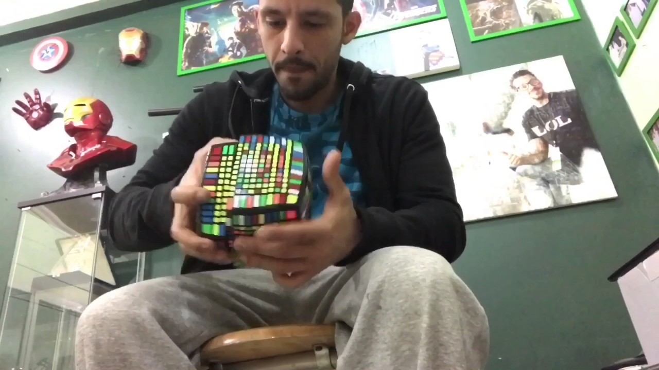 تحدي حل مكعب روبكس كيوب 13x13