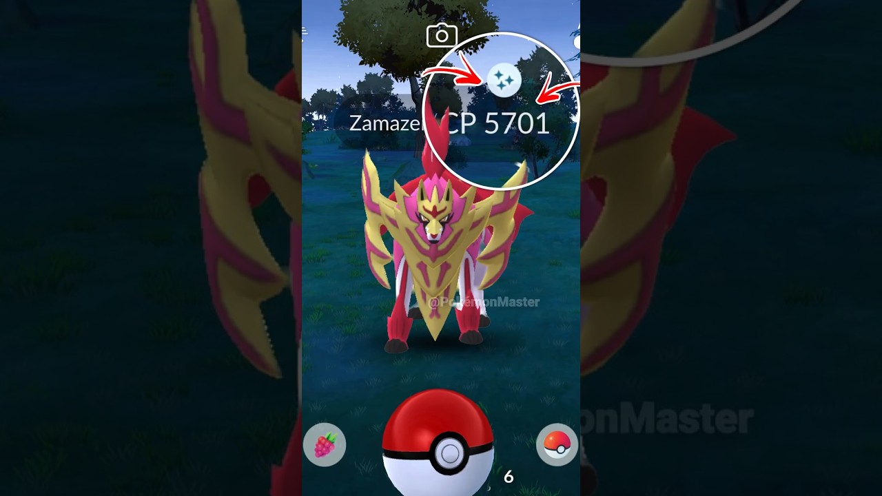 Let&rsquo;s GO! Got ✨ Shiny Crowned Shield Zamazenta in Pokemon GO.