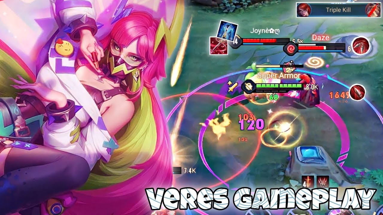Veres Slayer Lane Pro Gameplay | New Best Build | Arena of Valor Liên Quân mobile CoT
