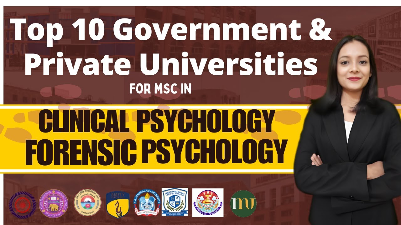 Top Universities for Forensic Psychology & Psychology | Priyanshi Jain | Forensic Science