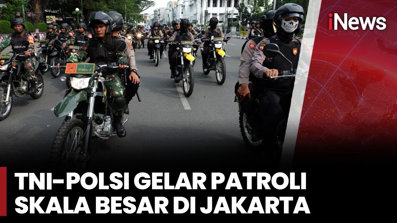 Pastikan Jakarta Aman, TNI-Polri Lakukan Patroli Skala Besar | iNews Sore (2/9)