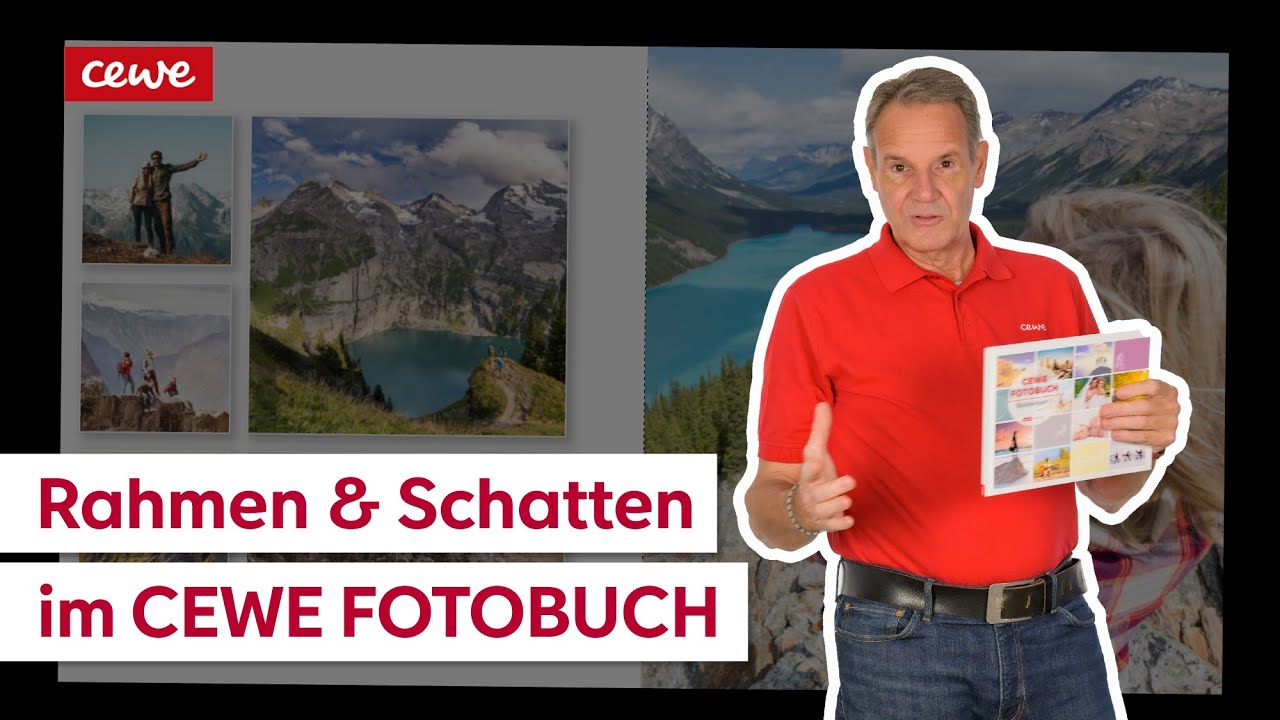 Rahmen und Schatten: Fotos im CEWE FOTOBUCH perfekt in Szene setzen