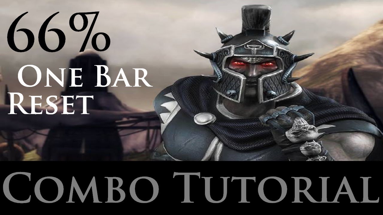 Injustice - Combo Tutorial - Ares (66% One Bar Reset)