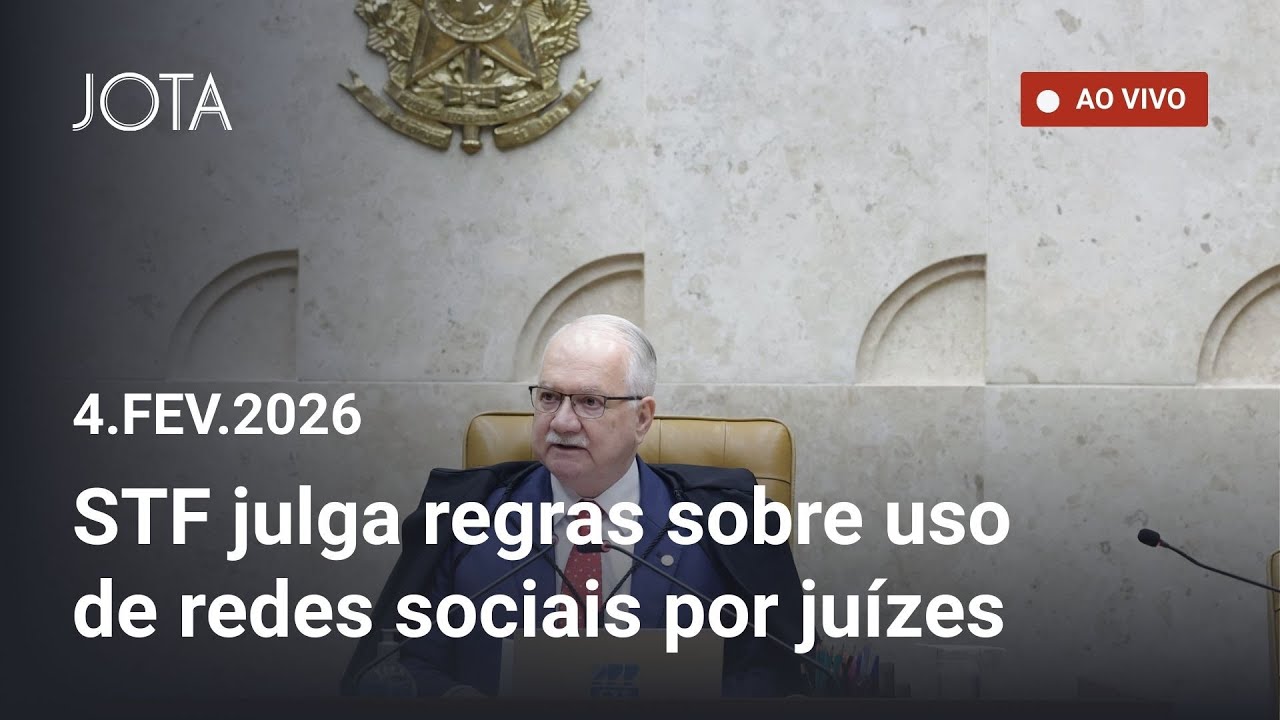 📱 STF AO VIVO - Uso de redes sociais por juízes - 4/2/2025
