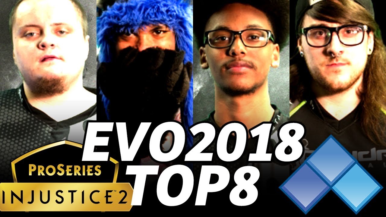 EVO 2018 INJUSTICE2 TOP8 (TIMESTAMP) SonicFox Rewind Tweedy BigD Hayatei Semiij Biohazard SylverRye