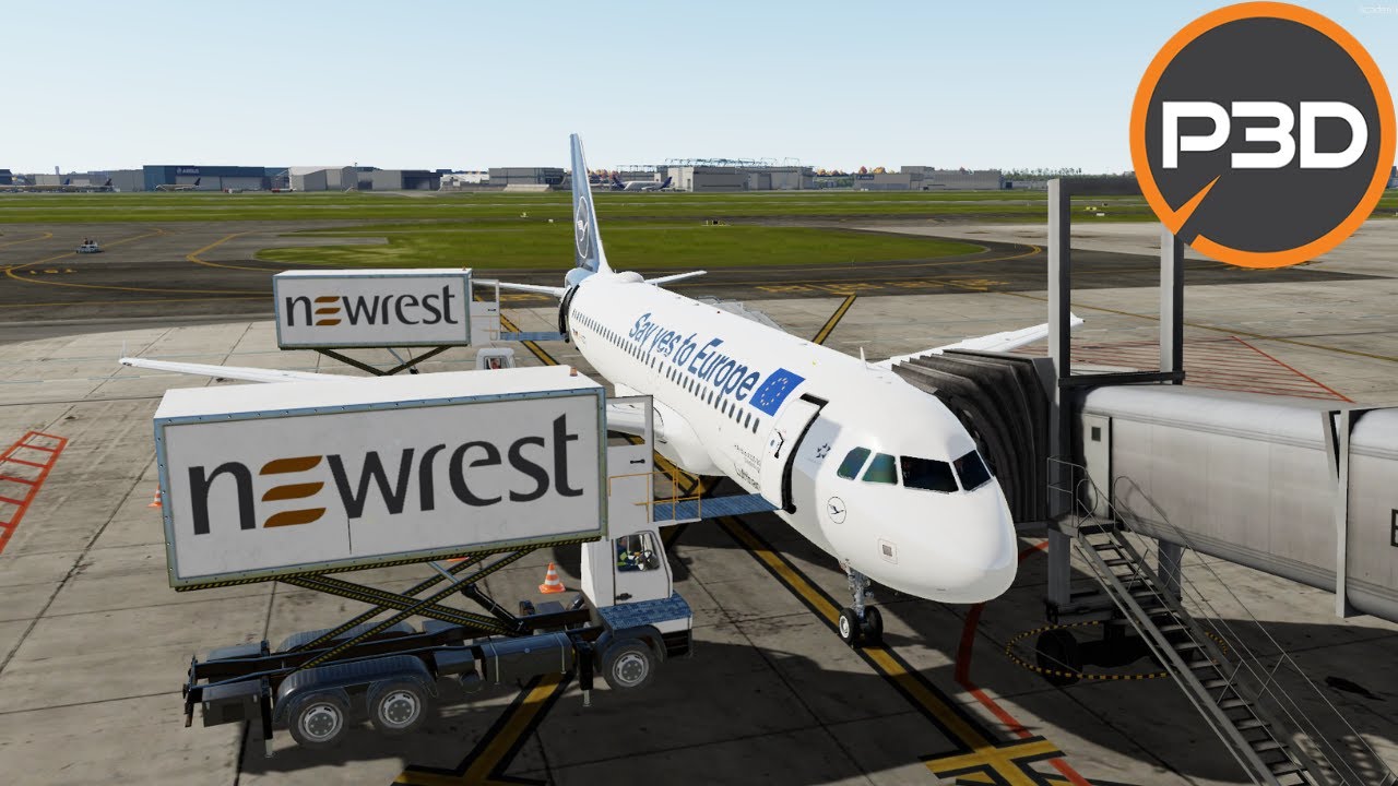 [P3Dv5] FULL FLIGHT | Toulouse (LFBO) - Munich (EDDM) | Lufthansa FSL A320
