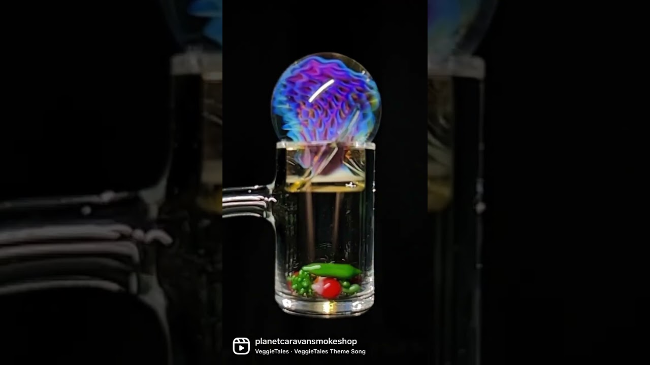 Glass vegetables? 🤔 #headyglass #spinnercap #shorts