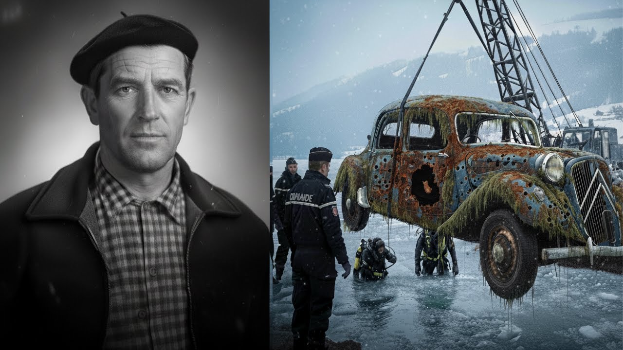 Disparu depuis 1954: Citroën Traction de Fermier Retrouvée Submergée à 6m dans Lac de Savoie