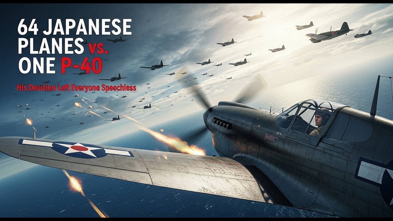 When 64 Japanese Planes Attacked One P 40 — This Pilot's Solution Left Everyone Speechless