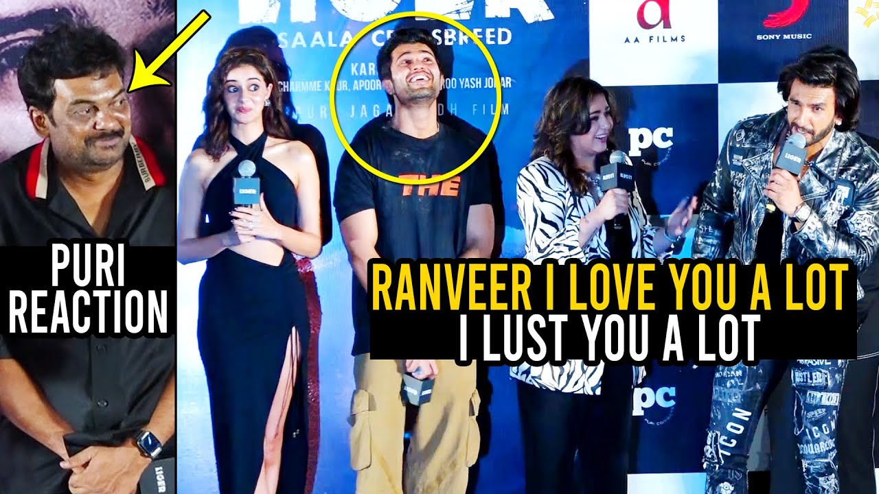 Charmee Kaur About Ranveer Singh At Liger Trailer Launch Event In Mumbai | Puri Jagannadh | DC